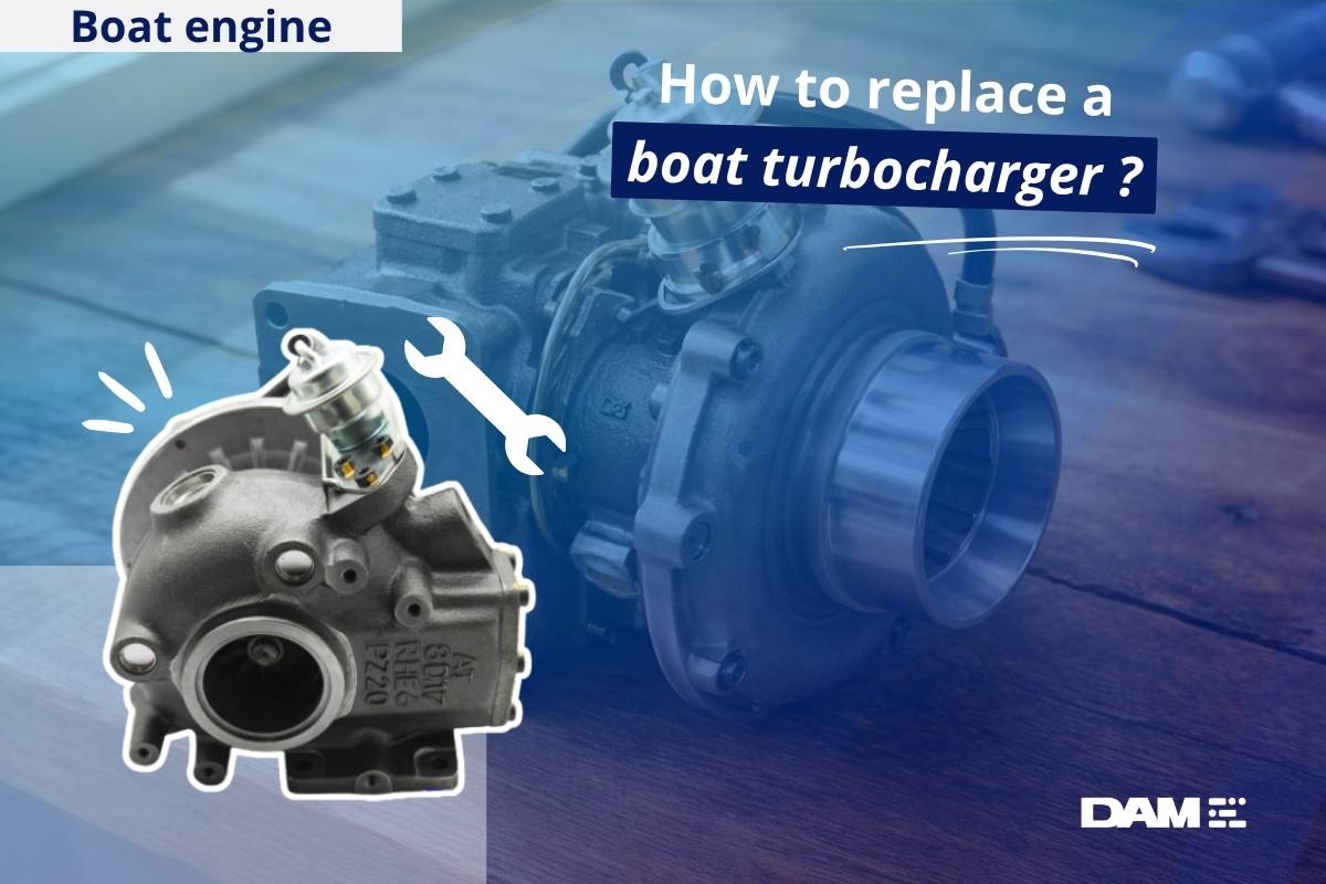 How to replace a boat turbocharger (excluding DV6 engines)